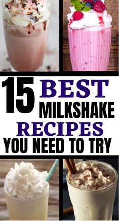 here for the Best milkshake recipes? Don't worry you're in the right place. I like milkshake recipes and these are the best milkshake recipes you'll like. If you'll like to make the best milkshake recipes then this pin is for you so don't hesitate and check them out. #bestmilkshakerecipes Homemade Milkshake Recipe, The Best Milkshake, Sweetened Condensed Milk Recipes, Milkshake Flavours, Best Milkshakes, Easy Ice Cream Recipe, Sweet Smoothies