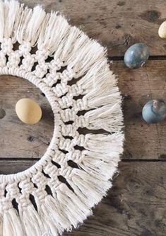 Macrame Wreath Macrame Wire Wreath, Macrame Wreath Christmas, Macrame Wreath Diy, Macrame Wreaths, Macrame Christmas Wreath, Macrame Wreath, Wall Hanging Decorations, Mirror Wall Hanging, Macrame Mandala