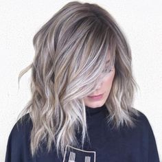 Golden Babylights, Gray Balayage, Grey Blonde Hair, Grey Highlights, Ash Blonde Highlights, Ash Blonde Balayage, Hair Blond