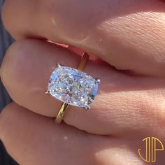 Elongated 4.5 CT Cushion Cut Moissanite Engagement Ring Cushion Cut Solitaire Ring Unique Wedding Ring Bridal Anniversary Gifts Ring For Her ⦿ 𝐃𝐞𝐬𝐢𝐠𝐧 𝐍𝐨 : JPR161 ⦿ 𝐑𝐢𝐧𝐠 𝐃𝐞𝐭𝐚𝐢𝐥𝐬 * Main Stone Shape : Elongated Cushion Cut * Main Stone Carat Weight : 4.5 carat Approx. * Main Stone MM Size : 12X8MM * Stone Type: Moissanite Diamond  * Stone Color: D Color * Stone Clarity: VVS1 * Custom color: Solid Rose Gold, Solid Yellow Gold, and Solid White Gold. * All silver or gold pieces are stamped with the metal type on the inside. Feel free to contact me with any questions or requests. ⦿ 𝐑𝐢𝐧𝐠 𝐒𝐢𝐳𝐞 → A larger Ring size is available, please feel free to contact me if you need another ring size. ⦿ 𝐄𝐧𝐠𝐫𝐚𝐯𝐢𝐧𝐠 → We provide free engraving of up to 5 fonts. ⦿ 𝗩𝗶𝘀𝗶𝘁 𝗺𝘆 5ct Moissanite Engagement Ring, Elongated Cushion Engagement Ring Gold, Cushion Engagement Ring White Gold, Pillow Engagement Ring, Elongated Cushion Engagement Ring, Cushion Cut Engagement Ring Solitaire, Moissanite Engagement Ring Cushion Cut, Wedding Ring Diamond, White Gold Wedding Ring