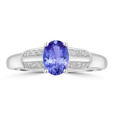 7X5mm Violetish Blue Tanzanite AAAA Ring Oval shape 0.76ct with 0.07cttw Diamond in 14K & 18K White Gold, Yellow Gold, Rose Gold. Product Information SKU TT50790-17 Metal Type Your choice: 14K, 18K Metal Color Your choice: White Gold, Yellow Gold, Rose Gold Rings Style - Metal Weight 3.2 Primary Stone Gemstone Name Tanzanite Gemstone Species Zoisite No. Of Gemstones 1 Gemstone Shape Oval Gemstone Color Violetish Blue Gemstone Grade Your choice: AA Gemstone Clarity VVS Gemstone Total Carat Weight Elegant Oval Tanzanite Birthstone Ring, Oval Tanzanite Diamond Ring With Accent Stones, Formal Oval Tanzanite Birthstone Ring, Oval Tanzanite Birthstone Ring With Accent Stones, Formal Oval Diamond Ring With Side Stones, Rose Gold Rings, Rings Style, Tanzanite Ring, 14k Rose Gold Ring