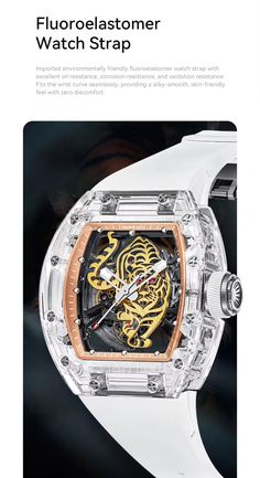 CRONUSART Tiger Crystal Series Luxury Automatic Mechanical Watch – Dinometic Tiger Crystal, Stainless Steel Band, Mechanical Watch, Sapphire Crystal, Sapphire, Band, Crystals