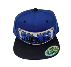 "Personalized Custom Snapback Hat Six Panel Flat Bill Snap Back Hat Cap with Laser Cut Graffiti Letters, Custom Made to Order, Comfortable and Unique, Great Gift, an Exclusive Creation The snapback is new with tags, high quality, unique, and #1 Hear Wear. Great Personalized Gift - It's a \"Everything\" gift and great for birthdays, holidays, graduation, parties, everyday wear, special occassions, etc. The hat is a quality hat that is well made and has good stitching. We can make any name or word Cheap Snapback Hat With Letter Print, Graffiti Letters, Snap Back Hat, Graduation Parties, Back Hat, Blue Block, Quality Hats, Graffiti Lettering, Snap Back