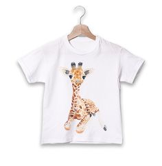 Giraffe Kids T-shirt, Girl Safari Animal Shirt, Baby Shower Gift, Boy T-shirt Gift, Funny Tee, Cute Birthday Shirt, Toddler tshirt *DETAILS ►Original design ►Printed in our own art studio ►Vibrant colors and super soft feel ►Premium 100% ring-spun cotton - ideal for sensitive skin ►Heat transfer process (not vinyl) ►Extra soft feel and very durable ►Eco-friendly inks, safety-approved inks ►Oeko-Tex Standard 100 certified ►All T-Shirts we use are WRAP certified ►Fit is generally true to size, if, in doubt, we recommend ordering a size up ►Please check the measurements before ordering *CARE INSTRUCTIONS To preserve the life of the print, please wash inside out on a low temperature and lay it flat to dry.  If necessary tumble dry on a low-heat setting *SIZE Kids- 2 years Kids- 4 years Kids- 6 Tshirt Details, Shirt Girl, Cute Birthday, Kids Graphic Tees, Baby Body, Animal Shirts, Safari Animals, Birthday Shirt, Funny Tees