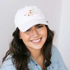 Join the Sunshine Club! Brighten your day with our Rainbow Embroidered Baseball Hat. Perfect for any sunny adventure, this cap adds a splash of color and joy to your outfit. Comfortable, stylish, and radiantly cheerful – it’s your go-to hat for spreading sunshine wherever you go! Outfit Comfortable, Sarong Dress, Travel Cubes, Candle Bar, Embroidered Baseball, Summer Gifts, Pool Days, Dress Hats, Dress Cover