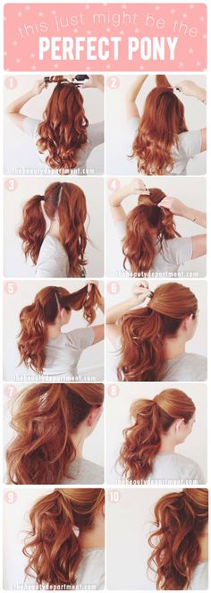 lucy hale vma ponytail- this just might be the perfect pony! Party Hair Tutorial, Hairstyle For Long Hair, Ponytail Tutorial, Awesome Hairstyles, Perfect Ponytail, Fishtail Braid, Medium Hairstyles