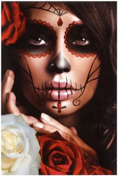 Halloween Makeup Skull, Disfarces Halloween, Den Mrtvých, Makeup Zombie, Kostuum Halloween, Sugar Skull Costume