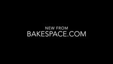 the new from bakespace com logo is shown in black and white on a dark background