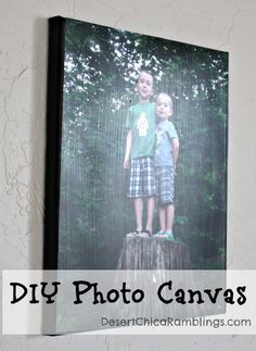 Super Saturday Crafts, Canvas Photo, Canvas Projects, Canvas Gift, Décor Diy