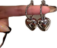 Heart Hoop Earrings, Large Hoop Earrings, Lifestyle Shop, Black Friday Sale, Silver Heart, Lowest Price, Netherlands, 925 Silver, Personal Style