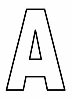 the letter is black and white with no lines on it, so you can use this font