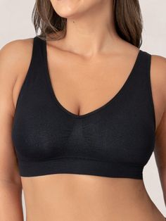 Say hello to the invisible and comfortable support of the Truekind® Everyday Essential Throw-on Wireless Bra ! This bra is designed with cups that provide a natural shape and stretchable straps that lift and support the breasts. Its super-lightweight and feather-like support will make you want to wear your bra all day!  Seamless and doesn’t leave bra lines Perfect for lounging and sleeping in - no hook & eye No painful and poking wires Has wide stretchy straps that don’t dig Soma Bras, Pink Lace Bralette, Strappy Bralette, Coverage Bras, Victoria Secret Body, High Impact Sports Bra, Unlined Bra, Black Bralette, The Invisible