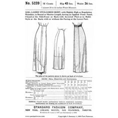 an advertisement for the new york fashion company, featuring long skirts and high - low waist