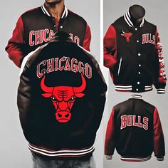 chicago bulls letterman jacket Jacket Varsity, Steampunk Corset, Chicago Shopping, Waist Training Corset, Overbust Corset, Iconic Fashion, Letterman Jacket, Leather Corset, Modern Fan