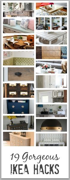 the top ten gorgeous ikea hacks in this postcard is full of photos