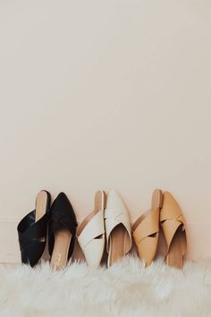 Crafted with faux suede, these beauties feature a flat heel, cushioned insole, and easy-to-wear slip-on design. The leather wraps over itself to create a modern, asymmetrical body that compliments any outfit. The final touch on these mules is the pointed toe, which gives them just a little sass! For a busy day at the office, pair these mules with ankle-length fitted black pants, a loose chiffon blouse, and a simple pendant necklace! Made with all man-made/vegan materials and runs true to size. Simple Pendant Necklace, Simple Pendant, Pendant Necklace Simple, Final Touch, Chiffon Blouse, Leather Wraps, Ankle Length, Faux Suede, Mother’s Day