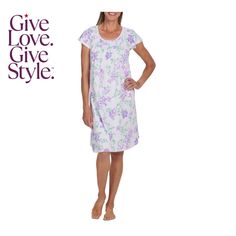 in stock Floral Short, Lavender Flowers, Pajamas Women, Night Gown, In Store, Pick Up, Buy Online, Lavender, Women Accessories