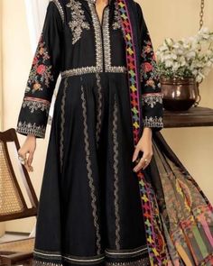 Size medium large available  Medium chest 40 inches  Large chest 44 inches  Alterations is available if needed. Unstitched Embroidered Chiffon Salwar Kameez, Unstitched Chiffon Lawn Suit With Resham Embroidery, Eid Floral Embroidery Chiffon Dupatta, Eid Floral Embroidered Chiffon Dupatta, Eid Chiffon Dupatta With Floral Embroidery, Floral Embroidered Chiffon Dupatta, Unstitched Chiffon Suit With Dabka Work, Chiffon Lawn Suit With Dabka Work And Long Sleeves, Black Cambric Dress