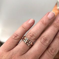 We are so excited to add our Little Id Personalized Stacking Rings to our ring collection. Perfect for stacking just like our original name ring but a little more delicate and feminine. Featuring an upper case letter font, you can comfortably stack up to 5 of these rings. Created to mix and match perfectly with the rest of our collection so you can create a ring stack that's just right for you. Keep your loves close, commemorate a special date or a short meaningful message, use symbols, it's tot Diamond Initial Necklace, Name Ring, Name Rings, Ring Stack, Stone Feature, Ring Collection, Gold Filled Ring, Upper Case, One Ring