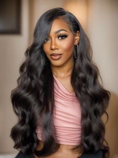 UNice Beginner Friendly V Part Body Wave Wig No Leave Out Thin Part Upgrade U Part Human Hair Wig True Roots, Natural Hair Wigs, Indian Human Hair, Loose Waves Hair, Hair Tape, Stocking Cap, Wave Wig, Deep Wave Hairstyles, Raw Hair