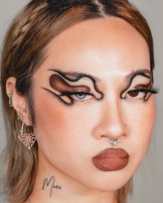 Exotic Makeup, Eye Makeup Styles, Face Art Makeup, Graphic Makeup, Rave Makeup, Ethereal Makeup, Pinterest Makeup, Dope Makeup, Art Makeup