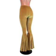 "**Due to SO MANY issues with USPS - we STRONGLY ENCOURAGE you to purchase the UPS Upgrade with your order located here: https://www.etsy.com/listing/926751536/ups-upgrade Made of luxurious mustard yellow or gold stretch velvet - these high-waisted bell bottoms will fit you perfectly. They hug your hips and flare out at the feet. The standard inseam is 35\" (the mannequin is 5'8\") but can be customized by putting your desired inseam in the comments/notes when checking out. Women's Sizing (See b Vintage Full Length Flares For Fall, Vintage Fitted Flares For Fall, Vintage Stretch High-waisted Pants, Vintage Fitted Flare Bottoms, Retro Stretch Full Length Flares, Vintage High Waist Stretch Pants, Retro Stretch Full-length Flares, Retro Full Length Stretch Flares, Vintage Stretch Pants For Fall