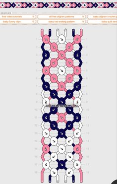 the diagram shows how many different types of fabric are used to create this pattern,