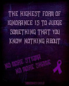 a purple ribbon with the words, the highest form of significance is to guide something that you know nothing about