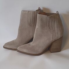 New With Tags From Nordstrom Rack. Size 4.5. Tag And Brand Name Have Been Marked Thru With Permanent Marker As Pictured Leather Upper. Casual Suede High Heel Booties, Marc Fisher Boots, Permanent Marker, Marc Fisher, Shoes Heels Boots, Shoes Women Heels, Nordstrom Rack, Heeled Boots, Leather Upper