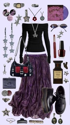 Whimsy Goth Fall Outfits, Whismgoth Aesthetic, Witchcore Fashion, Whimsigoth Outfits, Whimsy Witch, Whimsical Goth, Looks Pinterest