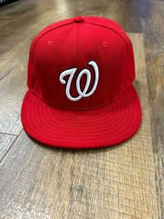 MLB Washington Nationals New Era Snapback Hat Size - 7 1/8 Official On-Field Cap Short Brim Baseball Cap For Baseball Season, Outdoor Flat Bill Hats For Baseball Season, Flat Bill Hats For Baseball Season, Classic Flat Bill Hat For Baseball Season, Adjustable Short Brim Fitted Hat For Sports Events, Outdoor Fitted Hat For Baseball Season With Flat Bill, Outdoor Flat Bill Fitted Hat For Baseball Season, Outdoor Fitted Hat With Flat Bill For Baseball Season, Snapback Fitted Hat For Baseball Season