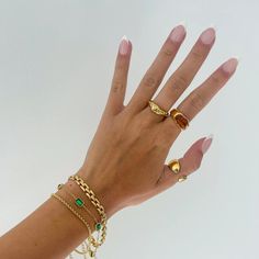 Thick Gold Band Ring, Open Faced Band Ring Gold, Chunky Gold Band Ring, Open Band Gold Ring, Thick Gold Ring, Open Gold Ring, Thick Gold - Etsy Gold Bracelet Stack, Thick Gold Band, Bracelet For Women Gold, Thick Gold Ring, Gold Bracelets Stacked, Unique Gold Rings, Geometric Bracelet, Bracelet Dainty, Dainty Bracelet