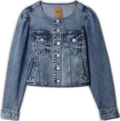 Gap Denim Jacket With Pockets For Fall, Gap Denim Fall Outerwear, Gap Spring Denim Jacket, Gap Denim Jacket For Fall, Spring Denim Jacket From Gap, Gap Spring Denim Jacket With Pockets, Spring Gap Denim Jacket With Pockets, Spring Denim Jacket With Pockets By Gap, Trendy Gap Long Sleeve Denim Jacket