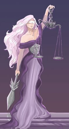 Lady Of Justice Art, Libra Goddess Tattoo Lady Justice, Themis Goddess Aesthetic, Lady Justice Aesthetic, Libra Goddess Art, Lady Justice Wallpaper, Goddess Of Justice Art, Libra Art Drawing, Libra Art Goddesses