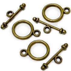 PRICES MAY VARY. Quantity: 130 sets of jewelry toggle clasps brass Material: Lead-free, Cadmium-free, Nickel-free pewter (zinc-based alloy) Versatility: Suitable for necklaces, bracelets,and other jewelry types Antique silver finish, Non-tarnishing alloy metal Easy to use toggle mechanism, Multiple sizes included Metal necklace clasp weight,string on clasp,jewelry end clasps jewelry making,necklace parts for making jewelry,toggle cord lock,metal toggles clasps,silver plated clasp,ribbon clasps and closures. S hook clasp connector for necklace clasp,multi necklace clasp types,metal bracelet connector,safety clasp for bracelet clasp and closure,silver jewelry findings and supplies,jewelry rings and clasps. Necklace kit for jewelry making,bracelet connectors jewelry making,multiple necklace c Multiple Necklace, Bracelet Connectors, Clasps For Jewelry, Beads For Bracelets, Bracelets Making, Multi Necklace, Necklace Clasp, Jewelry Making Bracelet, Jewelry Making Necklace