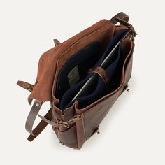 Postman Éclair - Tourbe Leather Satchel Bag, Satchel Bag, Leather Bags, Leather Satchel, Satchel Bags, Leather Handmade, Made In France