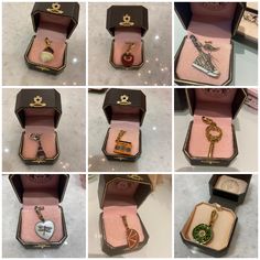 These are  Juicy Couture charms made for the iconic juicy couture charm bracelets. These can be also put on necklaces , purses/ bags etc.  ⭐️These beautiful charms are rare and no longer made or sold. ⭐️Charms are sold separately and  do not come with the Juicy couture box that is seen in the pictures  ⭐️these are vintage items , therefore they may have been used, all are in great condition.  ⭐️ These  charms can be shipped untracked with letter mail but are all listed with tracked shipping at t Bedazzled Stuff, Juicy Couture Charms Bracelet, Juicy Couture Charms, Juicy Couture Jewelry, Couture Jewelry, Mail Letters, Vintage Velvet, Really Cute Outfits, Pin Badges