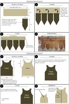 the instructions for how to make a diy tank top with an attached neckline