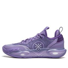 (GS) Li-Ning Wade All City 12 'Purple' YKBU020-5 Purple High-top Sneakers For Training, Purple High-top Basketball Shoes For Training, Casual Purple Basketball Shoes For Training, Purple Breathable Training Sneakers, Purple Breathable Sneakers For Training, Purple Round Toe Basketball Shoes For Training, Casual Purple Breathable Sneakers, Purple Breathable Sneakers For Running, Purple Sneakers For Light Sports