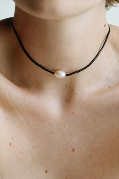 Mermaid Choker | Sophie Buhai Minimalist Handmade Pearl Choker Necklace, Handmade Minimalist Pearl Choker Necklace, Adjustable Choker With Pearl Charm And Round Beads, Handmade Minimalist Pearl Necklace, Adjustable Beaded Pearl Jewelry, Adjustable Pearl Jewelry With Tiny Beads, Minimalist Handmade Pearl Jewelry, Minimalist Adjustable Round Beaded Necklaces, Adjustable Pearl Necklace With Round Beads Pendant