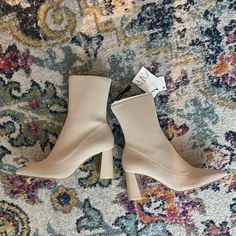 Questions? Leave A Comment Below! Trendy 4-inch Heeled Boots For Spring, Trendy Spring Boots With 4-inch Heel, Trendy Ankle Strap Heels For Fall, Elegant Ankle Boots For Summer, Winter Heels With Stacked Heel And Medium Width, Fall Ankle Strap Heels With Stacked Heel, Fall Sculpted Heel Round Toe Heels, Chic High Ankle Booties For Fall, Fall Stacked Heel Heels