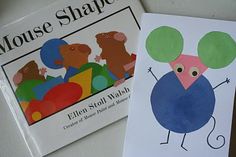 two children's books about mouse shapes