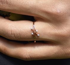 Minimalist ring silver, minimalist ring gold, dainty ring 14k gold diamond, midi rings gold, silver rings for women, gold rings for women, delicate rings for women, minimalist jewellery, stackable rings for women, ring for women sterling silver, girls ring set, gift for girlfriend from boyfriend ✥ 𝐒𝐭𝐨𝐧𝐞 𝐃𝐞𝐭𝐚𝐢𝐥𝐬 ↣ Shape: Round Cut ↣ Type: Moissanite ↣ Weight: 0.11 Ct (App.) ↣ Color: Near Colorless ↣ Clarity: VVS ↣ Making Process: Handmade - Crafted by our experienced tea ✥ 𝐑𝐢𝐧𝐠 𝐃𝐞𝐭𝐚𝐢𝐥𝐬 ↣ Metal Purity: Solid Gold (12KT, 18KT); Silver (925 Sterling) ↣ Metal Tone: Yellow, White, Rose ↣ Stamp/Hallmark: Yes ❁❁ 𝐉𝐞𝐰𝐞𝐥𝐫𝐲 𝐂𝐞𝐫𝐭𝐢𝐟𝐢𝐜𝐚𝐭𝐞 ❁❁ ↣ Jwellium Jewels branded authenticate Jewelry Certificate comes with the authenticity of Metal, Moissanite, and Gemstone co Minimalist Solitaire Open Band Jewelry, Minimalist Sterling Silver Diamond Ring With Open Band, Minimalist Open Band Diamond Ring For Everyday, Minimalist Stackable Open Rings With Prong Setting, Adjustable 14k Gold Minimalist Bypass Ring, Delicate Rose Gold Rings With Simple Design, Everyday Minimalist Open Band Diamond Ring, Minimalist Open Band Ring With Prong Setting, Minimalist Rose Gold Diamond Ring For Everyday