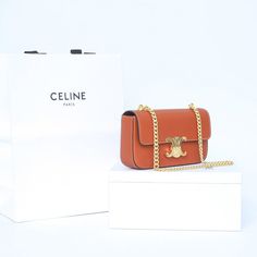 Size: 20.5cm*10.5cm*4cm It comes with Dust box, Care manual, Tag, and Paper bag. Luxury Baguette Mobile Phone Bag, Office Clutch For Mobile Phone In Rectangular Shape, Office Mobile Phone Clutch Bag, Luxury Rectangular Baguette Bag For Mobile Phones, Luxury Rectangular Baguette Mobile Phone Bag, Designer Brown Box Bag For Mobile Phone, Baguette Bag With Removable Pouch As Gift, Luxury Brown Box Bag With Mobile Phone Holder, Luxury Rectangular Gift Bag