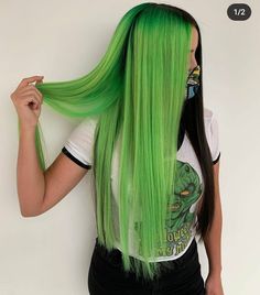 Hairstyles For Special Events, Peak A Boo Hair, Weird Haircuts, Intricate Hairstyles, Boho Chic Hairstyles, Split Dye, Airbrush Designs, Colourful Hair