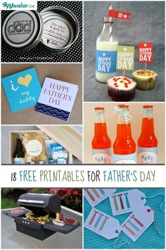 father's day printables and gifts for the whole family to share with each other