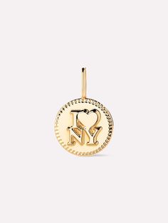 Show off your love of the big apple with this timeless gold pendant. Crafted in recycled solid gold, this pendant features a raised center and engraved detailing. Whether New York is the city you call home or just one of your fave places, this charm adds something special to every look. Pair this pendant with our Gold Chain Necklace for easy accessorizing. • Waterproof & tarnish-proof design • Engraved gold pendant • Pairs perfectly with any of our solid gold chains The Big Apple, Solid Gold Chains, Letter Necklace, Big Apple, Online Jewelry Store, Gold Chain Necklace, Online Jewelry, Gold Pendant, Gold Chain