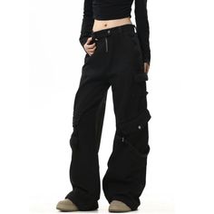 Fashion Black Cargo Jeans Look effortlessly stylish in these Fashion Black Cargo Jeans. With their sleek black color and cargo design, these jeans offer both fashion and function. The multiple pockets provide convenient storage while the relaxed fit allows for comfortable movement. Upgrade your wardrobe with these must-have jeans. Size:S: Waist: 66cm/ 25.9?in, Hips: 100cm/ 39.4?in, Length: 100cm/?39.4 inM: Waist: 70cm/ 27.6?in, Hips: 104cm/ 40.9?in, Length: 101cm/?39.8 inL: Waist: 74cm/ 29.1 in, Hips: 108cm/?42.5 in, Length: 102cm/ 40.2 inXL: Waist: 78cm/?30.7 in, Hips: 112cm/ 44.1 in, Length: 103cm/ 40.6 inMaterial: Denim Black Cargo Jeans, Cargo Design, Kawaii Swimsuit, Dark Academia Clothing, Anime Lingerie, Aesthetic Dark Academia, Jeans Look, Cottagecore Fashion, Kawaii Dress