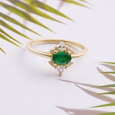 Oval Cut Emerald Vintage Gold Diamond Engagement Ring, Natural Emerald with Pear Shape Diamond Ring, Emerald Gemstone May Birthstone Jewelry Our rings are perfect choice for a Christmas, Mother's Day, valentine's day, birthday, wedding, anniversary, graduation, engagement, bridesmaid, and best friends gift. It's a good way to show appreciation to your mom, girlfriend, wife, grandmother, grandchildren, daughter, sister, best friend, boss or a co-worker. Also, a special treat just for yourself. Luxury Emerald Ring With Gemstone Accents For Wedding, Marquise Emerald Diamond Ring, Heirloom Pear-shaped Diamond Ring With Gemstone, Pear-shaped Emerald Gemstone Ring, Emerald Diamond Ring With Gemstone Accents For Anniversary, Exquisite Diamond Ring With Gemstone Accents For Anniversary, Exquisite Anniversary Diamond Ring With Gemstone Accents, Fine Jewelry Pear-shaped Rings With Gemstone Accents, Pear-shaped Cluster Ring As Gift