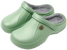 PRICES MAY VARY. COMFORT WINTER SLIPPERS FOR WOMEN: All materials used have passd the safety tests and are non-toxic. These slippers are made of high quality and superior EVA texture to provide superior comfort, which makes you feel like you're walking on a soft cloud LADIES FUR LINED SLIPPERS: Along with breathable and comfort plush fleece lining, it will softly wrap your feet and offer extreme warm and comfort MULTI-USE GARDEN CLOGS: You can use the shoes for house slippers when you relaxing i Waterproof Slippers, Indoor Outdoor Slippers, Garden Shoes, Garden Clogs, Outdoor Slippers, Clog Slippers, Winter Slippers, Trapper Hats, Fuzzy Slippers